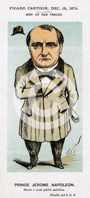 Jérôme Bonaparte, 1874. Creator: Faustin.