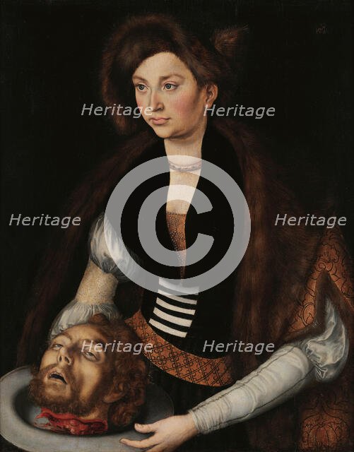 Salome with the Head of Saint John the Baptist. Creator: Cranach, Lucas, the Elder (1472-1553).