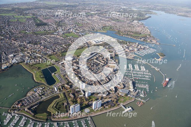 Gosport High Street Heritage Action Zone and town centre, Gosport, Hampshire, 2020. Creator: Damian Grady.