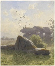 Dolmen, 1846-1867. Creator: Gerrit Alexander Godart Filip Mollinger.