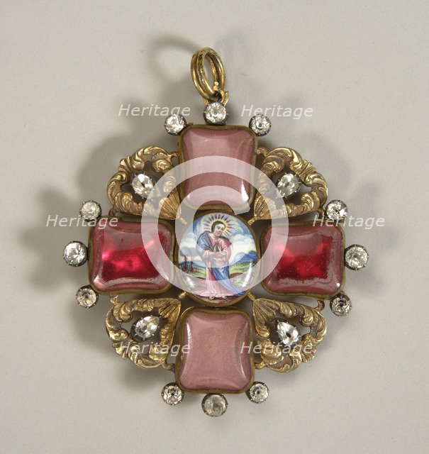 Badge of the Order of Saint Anna with Diamonds, Late 18th cent.. Artist: Orders, decorations and medals  