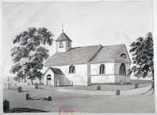Church of St Mary the Virgin, Little Ilford, Newham, London, 1798.                                   Artist: Anon