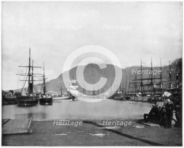 Cape Town, South Africa, late 19th century.Artist: John L Stoddard