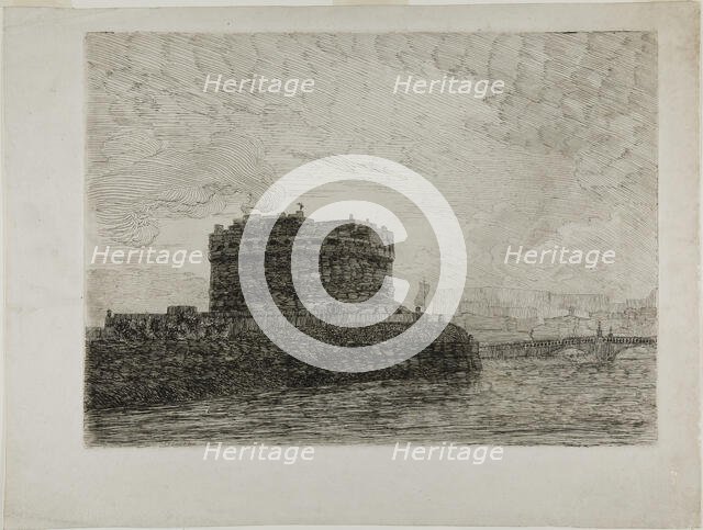 Castel Sant'Angelo, 1746. Creator: Alexander Cozens.