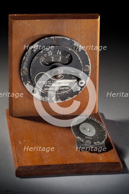 Controller, Magnetic Compass, General Electric, 2CA10E1, Wiley Post crash. Creator: General Electric Company.