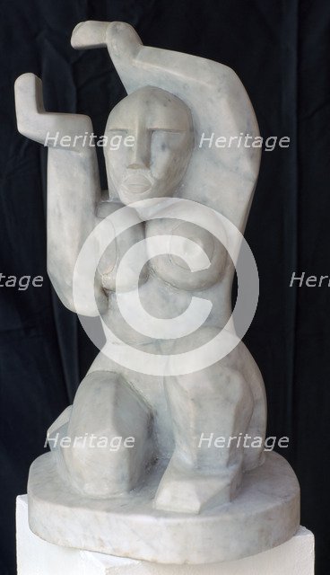 'Seated Woman', c1911-1915. Artist: Henri Gaudier-Brzeska