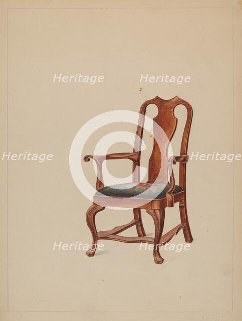 Chair (Host), 1935/1942. Creator: Francis Law Durand.