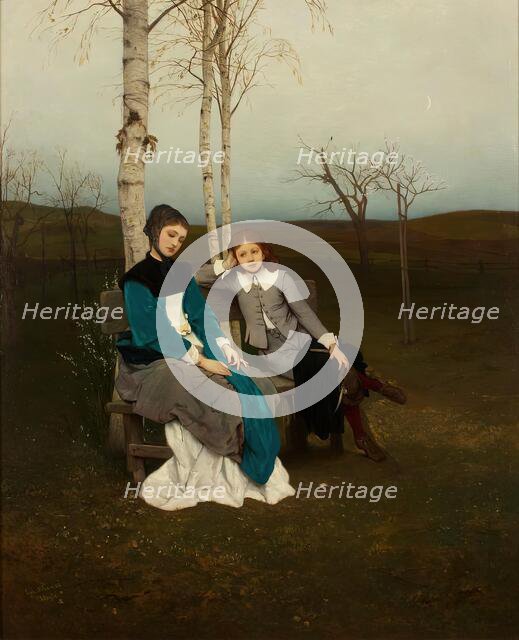 Adagio, 1876. Creator: Gabriel Max.