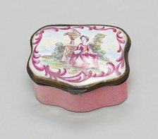 Patch Box, Bilston, c. 1785/1800. Creator: Unknown.