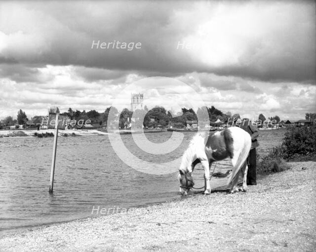 Strand-on-the-Green, London, c1955.  Creator: Arthur Charles Kirby Ware.