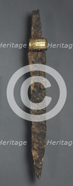 Single-Edged Knife (Scramasax), 600s. Creator: Unknown.