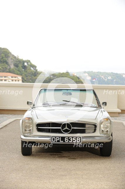 Mercedes Benz 230SL 1963. Artist: Simon Clay.