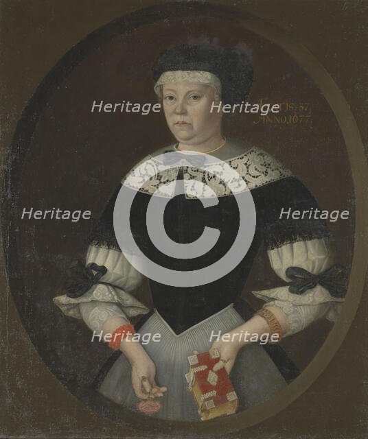 Elizabeth Godzen Seehusen, 1677. Creator: Andrew Lawrenceson Smith.