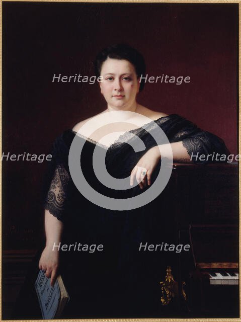 Marietta Alboni, Countess Pepoli (1826-1894), singer, 1870. Creator: Alexis Joseph Perignon.