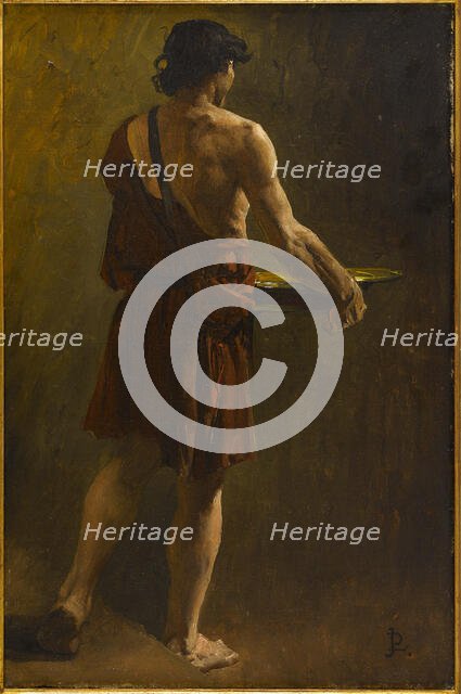 Récits des temps mérovingiens : un esclave, c1883. Creator: Jean-Paul Laurens.