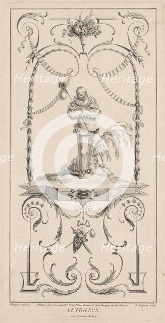 Le Frileux, Arabesque. Creator: Jean Moyreau (French, 1690-1762).