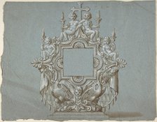 Ornamental design for liturgical object, 18th century. Creator: Anon.