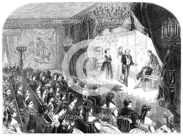 The Prince Imperial's private theatricals, 1870. Creator: Unknown.