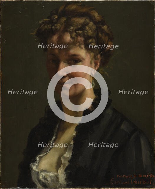 Adèle d'Affry, Duchess de Castiglione-Altibrandi (1836-1879), known as Marcello, 1870. Creator: Courbet, Gustave (1819-1877).