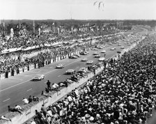 Start of the Le Mans 24 Hour race, France, 1965. Artist: Unknown