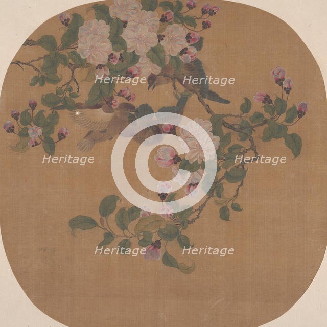 Flowers with Birds. Creator: Unknown.