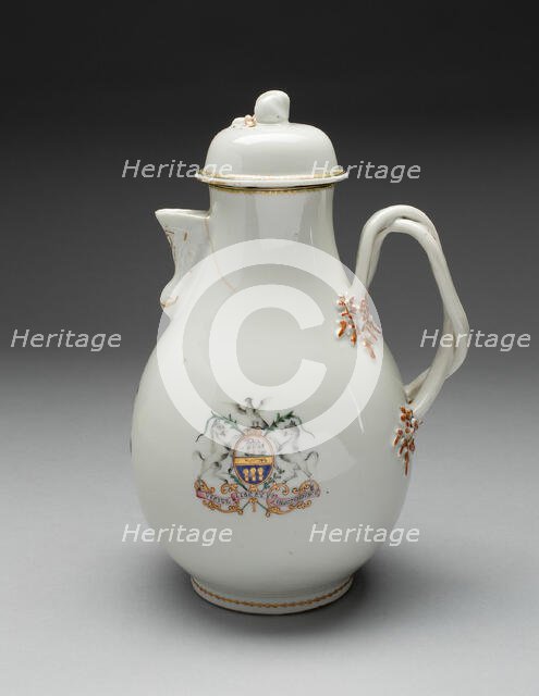 Jug with Lid, c. 1785. Creator: Unknown.