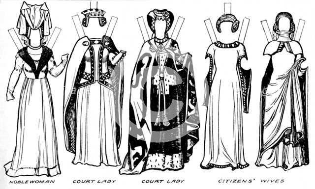 'The Gallery of Costume: In the Days of the Second and Third Edwards', c1934. Artist: Unknown.