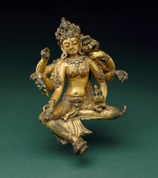 The Buddhist Goddess Vasudhara, 12th century. Creator: Unknown.