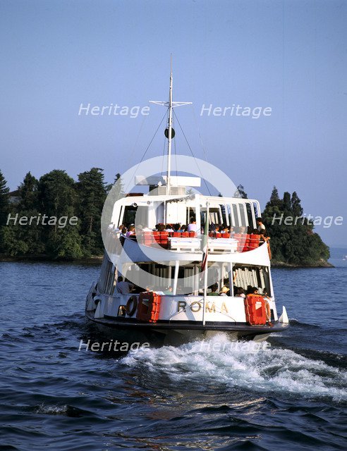 Ferry 'Roma', Lake Maggiore, Italy.