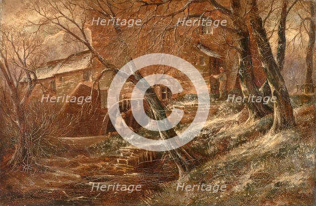 Hamstead Mill, Staffordshire/Hamstead Mill, Handsworth 1850-1908. Creator: John Joseph Hughes.