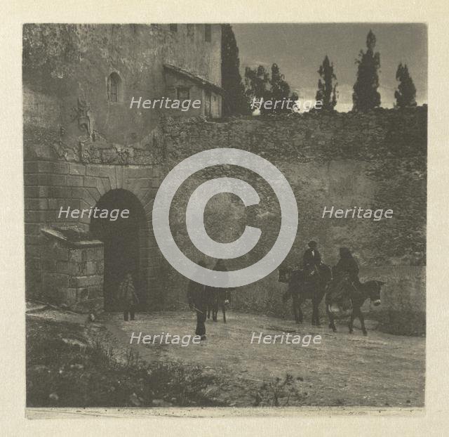 Camera Work: A Gateway - Segovia, 1914. Creator: J. Craig Annan (British, 1864-1946).