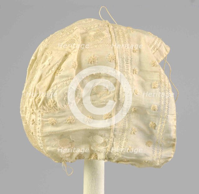 Cap, American, ca. 1840. Creator: Unknown.