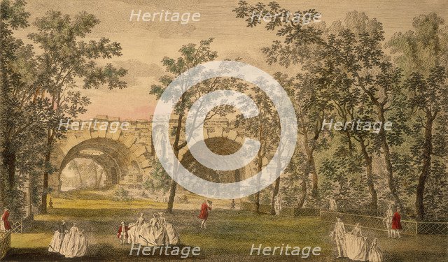Centre Crosswalk, Vauxhall Gardens, London, c1751. Artist: Unknown