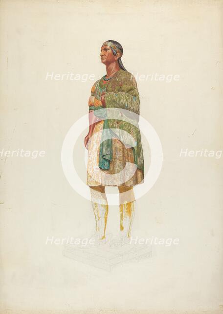 Figurehead: Indian, 1935/1942. Creator: Hazel Hyde.