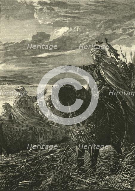 'Interview Between John Zimisces and Sviatoslaf', (969 AD), 1890. Creator: Unknown.