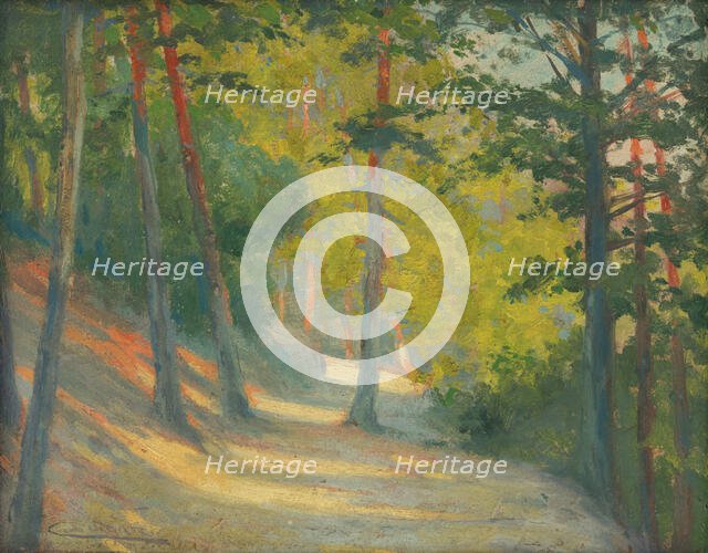 The path to Bankov, 1909-1913. Creator: Ludovit Cordak.