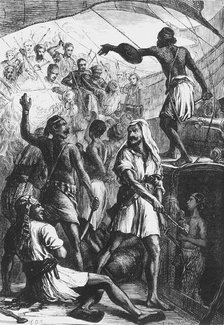 'Death of the Arab Pirate', c1891. Creator: James Grant.