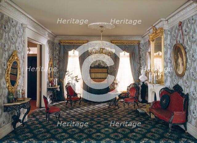 A15: New York Parlor, 1850-70, United States, c. 1940. Creator: Narcissa Niblack Thorne.