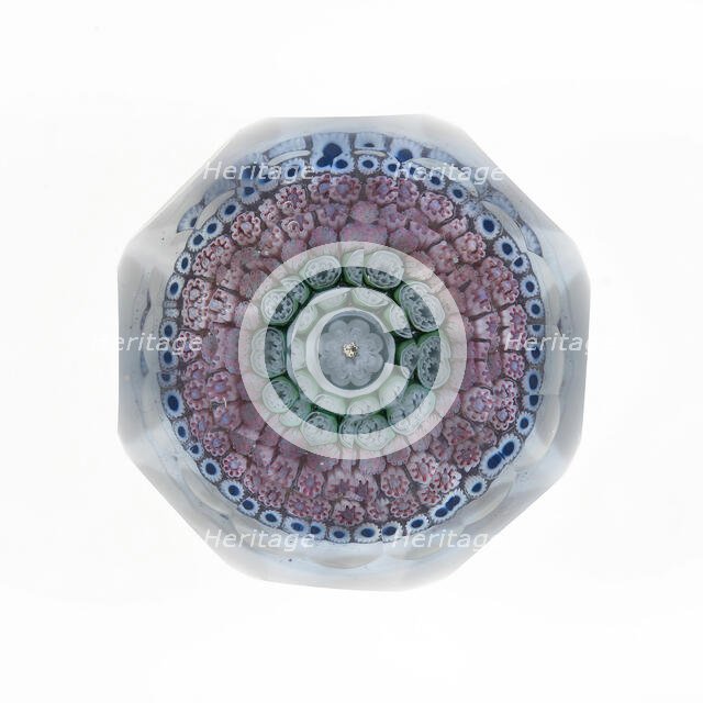 Paperweight, Birmingham, c. 1848-55. Creator: George Bacchus & Sons.