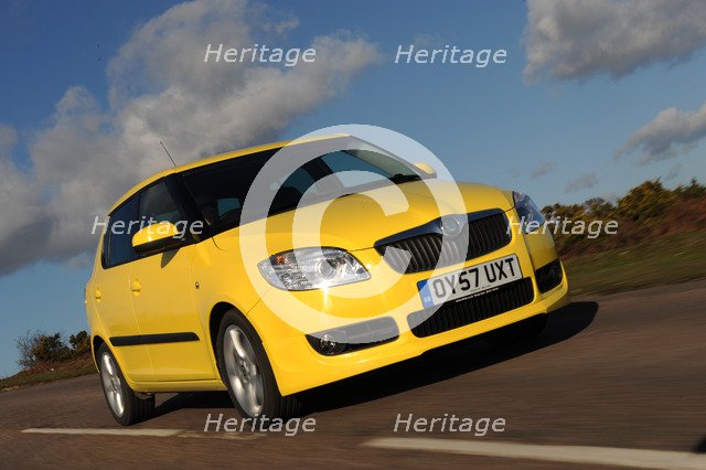 SKODA Fabia 2007. Artist: Simon Clay.