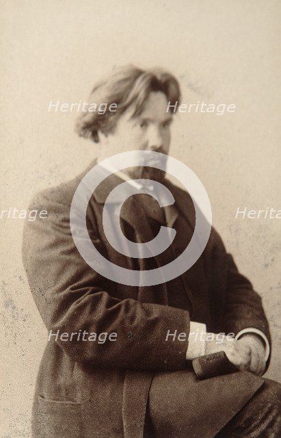 Vasily Surikov, Russian artist, 1896. Artist: Unknown