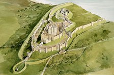 Dover Castle, c1300, (c1990-2010). Artist: Terry Ball.