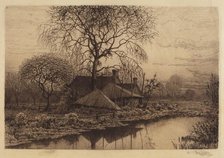 Untitled (Farmhouse, Long Island), 1887. Creator: Henry Farrer.