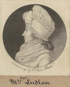 Arabella Duncan Ludlow, 1798. Creator: Charles Balthazar Julien Févret de Saint-Mémin.