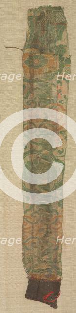 Vajrapani Embroidered Mount with Garuda, painting 1600s, embroidery c. 1300. Creator: Chöying Dorjé, the Tenth Black Hat Karmapa (Tibetan, 1604-1674).