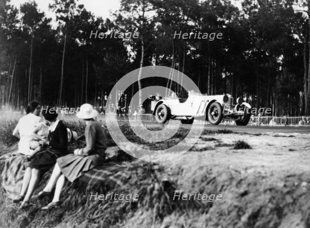 Mercedes-Benz SS in action at the Le Mans 24 Hours, France, 1930. Artist: Unknown