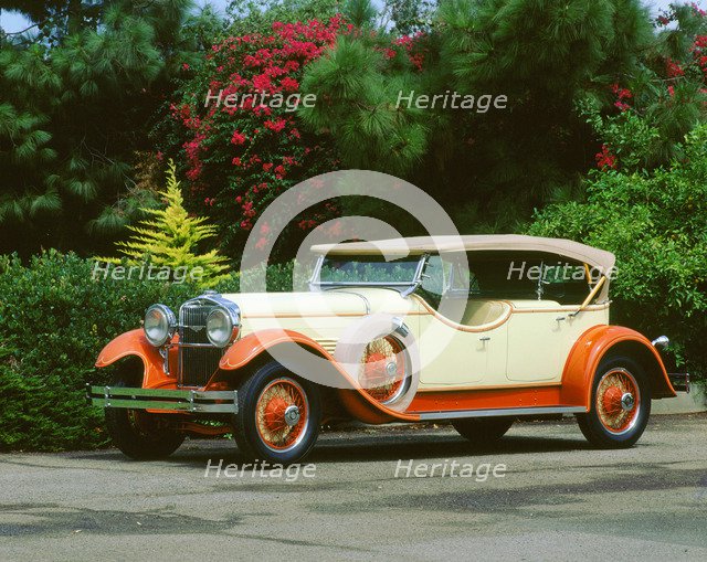 1929 Stutz model M Straight 8. Artist: Unknown.