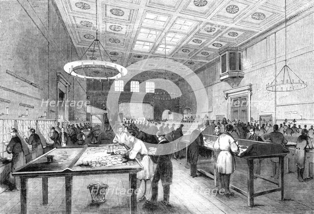 The General Post-Office; The Inland Letter Office, 1844. Creator: Unknown.