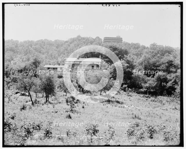 The Craven House and Point Lookout, Lookout Mountain, c1902. Creator: William H. Jackson.