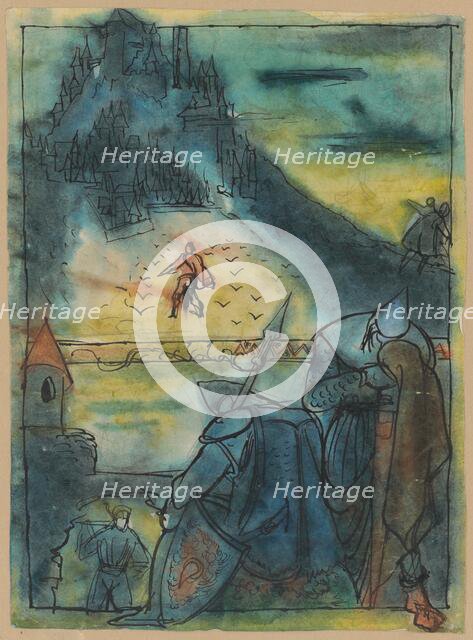 Under the enchanted castle, 1940-1944. Creator: Ján Novák.